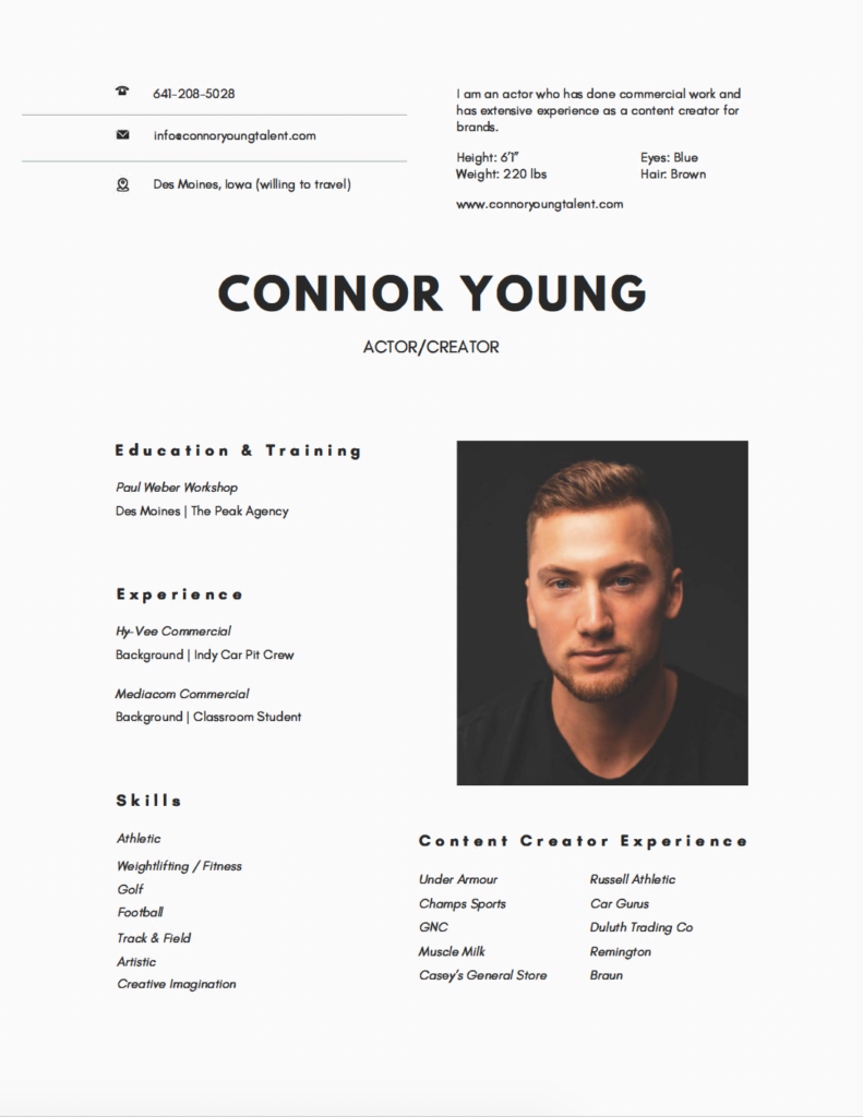 Connor Young - Resume